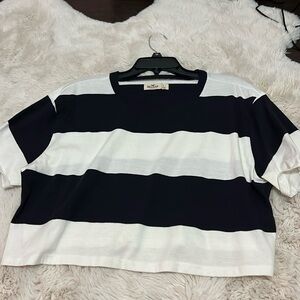 Hollister Striped Crop Top